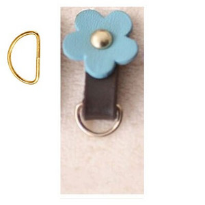 10 buc. 3,5*2 cm, din piele naturală, cu fermoar, extractor de flori, portofel pentru articole de îmbrăcăminte, lucrat manual, cu fermoar, geantă pentru cap, feronerie, cusut, cataramă D aurie