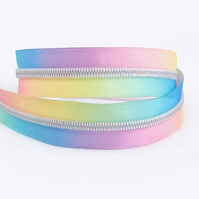 2/5/10 meetrit 5# värvilised nailonist tõmblukuga teibid jope rahakoti jaoks plastikust mähis tõmblukud pagasikott tõmblukk DIY rõivaste õmblustarvikud