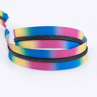 2/5/10 meetrit 5# värvilised nailonist tõmblukuga teibid jope rahakoti jaoks plastikust mähis tõmblukud pagasikott tõmblukk DIY rõivaste õmblustarvikud