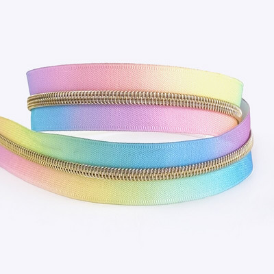 2/5/10 meetrit 5# värvilised nailonist tõmblukuga teibid jope rahakoti jaoks plastikust mähis tõmblukud pagasikott tõmblukk DIY rõivaste õmblustarvikud