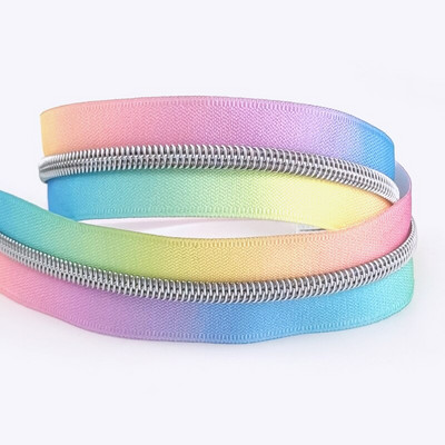 2/5/10 meetrit 5# värvilised nailonist tõmblukuga teibid jope rahakoti jaoks plastikust mähis tõmblukud pagasikott tõmblukk DIY rõivaste õmblustarvikud