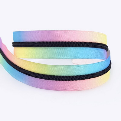 2/5/10 meetrit 5# värvilised nailonist tõmblukuga teibid jope rahakoti jaoks plastikust mähis tõmblukud pagasikott tõmblukk DIY rõivaste õmblustarvikud