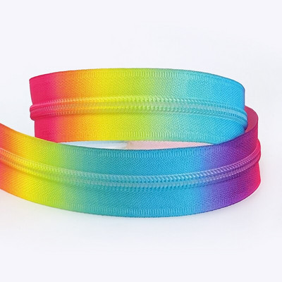 2/5/10 meetrit 5# värvilised nailonist tõmblukuga teibid jope rahakoti jaoks plastikust mähis tõmblukud pagasikott tõmblukk DIY rõivaste õmblustarvikud