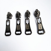 50 ks 5# pištoľový čierny zips na oblečenie, bytový textil, kovový posuvník na 5# nylonový zips