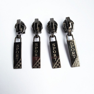 50 ks 5# pištoľový čierny zips na oblečenie, bytový textil, kovový posuvník na 5# nylonový zips