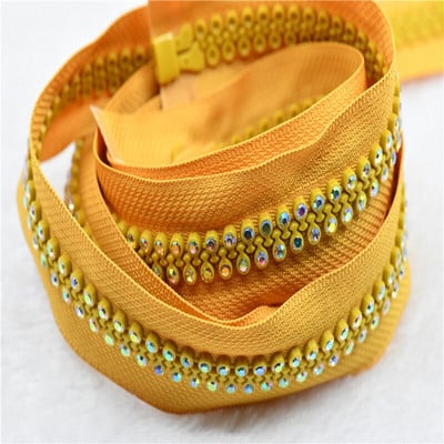 zips 60cm 2-radový, trieda A AB, kamienkový strieborný/zlatý/čierny základ, šaty, šitie, 2 ks