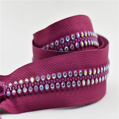 zips 60cm 2-radový, trieda A AB, kamienkový strieborný/zlatý/čierny základ, šaty, šitie, 2 ks