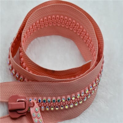 zips 60cm 2-radový, trieda A AB, kamienkový strieborný/zlatý/čierny základ, šaty, šitie, 2 ks