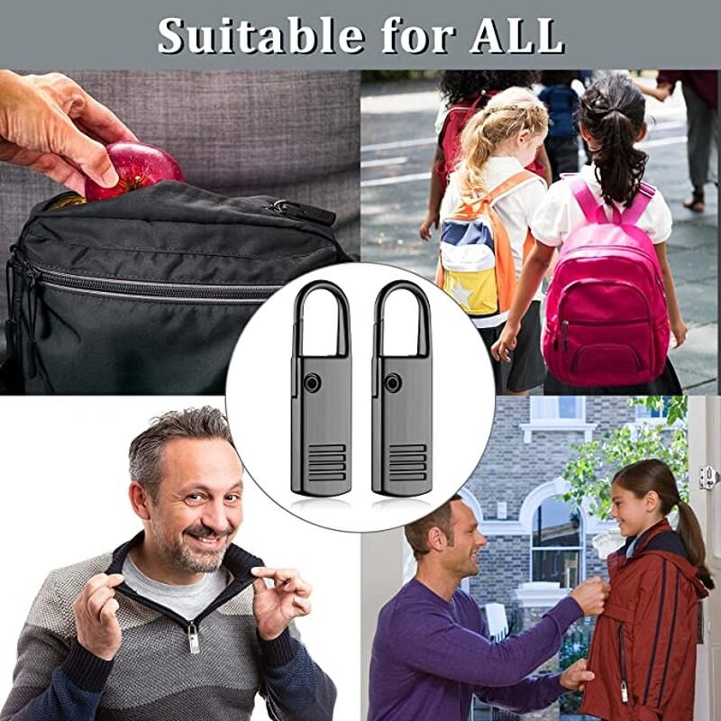 2 ks odnímateľný zips na oblečenie, zipsovací fixátor, cestovná taška, kufor, batoh, zipsová hlava, posúvač, DIY remeslá, šijacie príslušenstvo