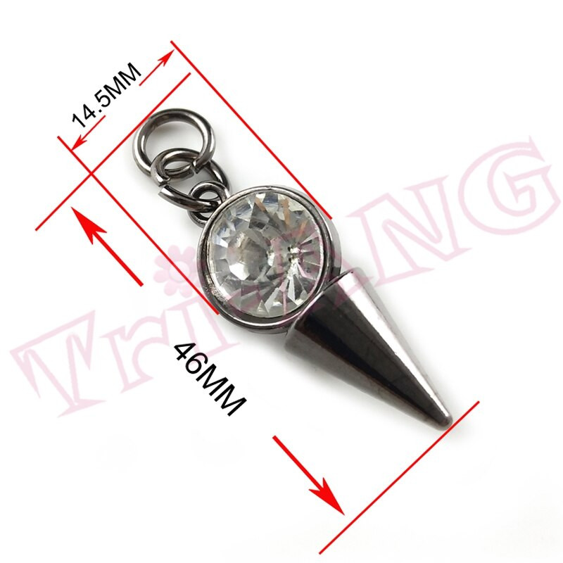 (20 tk/partii) High Fashion Bright Rhinestone 8# tsingisulamist lukuga liugurid