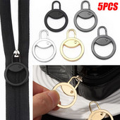 5 ks odnímateľná kovová zipsová hlava kufor oblečenie zips okamžitá opravná sada zipsu náhradná sada pre tašku šitie zips ťahať