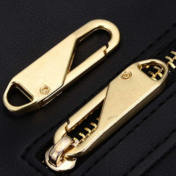 2 τμχ Κιτ επισκευής μεταλλικών φερμουάρ Fashion Zippers Zippers Puller for Zipper Slider DIY Sewing Craft Sewing Kits Metal Zip