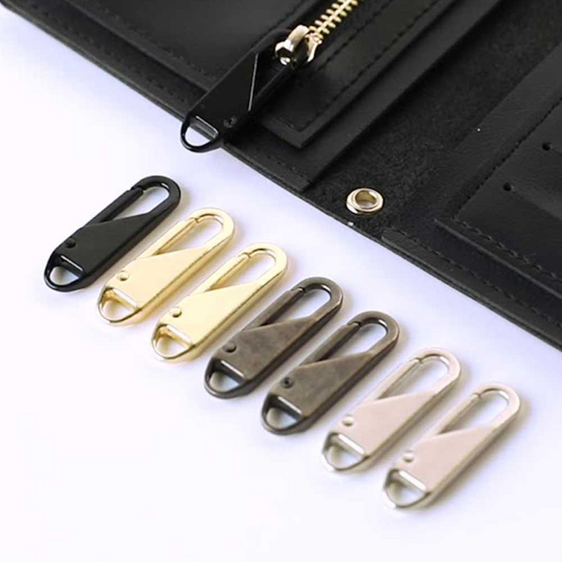2 buc. Seturi de reparare a fermoarului metalic de modă Fermoare Fermoare Extractor pentru glisor cu fermoar Seturi de cusut cu fermoar cu fermoar de bricolaj