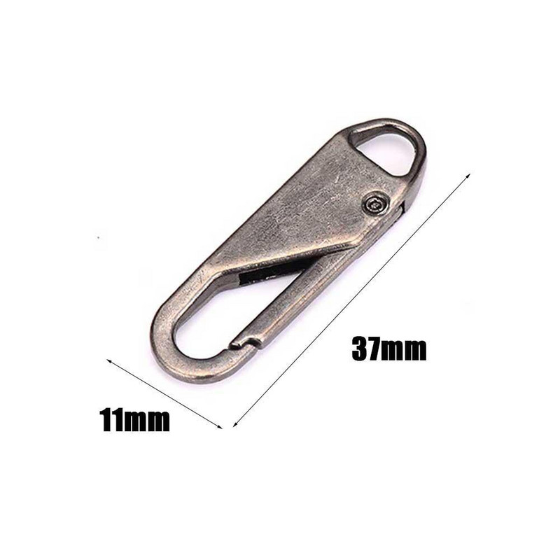 2 buc. Seturi de reparare a fermoarului metalic de modă Fermoare Fermoare Extractor pentru glisor cu fermoar Seturi de cusut cu fermoar cu fermoar de bricolaj