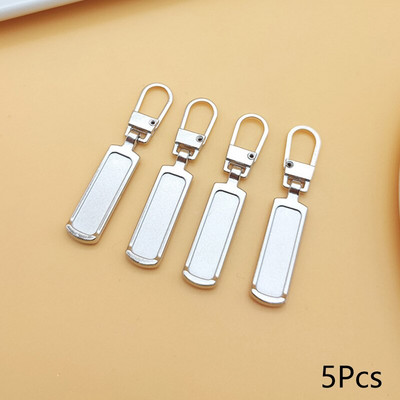 5 bucăți cu fermoar metalic cu filet detașabil, reparație, geantă, geantă, pantofi, gaură mică, accesorii speciale pentru cap cu fermoar.