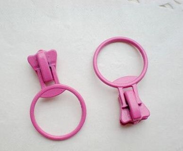 #5V ρητίνη εξολκέα με φερμουάρ δαχτυλίδι κεφαλή φερμουάρ 11 χρώμα προαιρετικά DIY ράψιμο υφάσματα για το σπίτι Αξεσουάρ φερμουάρ 20 τμχ/παρτίδα