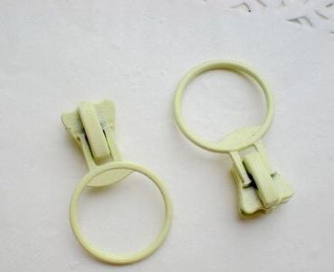 #5V ρητίνη εξολκέα με φερμουάρ δαχτυλίδι κεφαλή φερμουάρ 11 χρώμα προαιρετικά DIY ράψιμο υφάσματα για το σπίτι Αξεσουάρ φερμουάρ 20 τμχ/παρτίδα