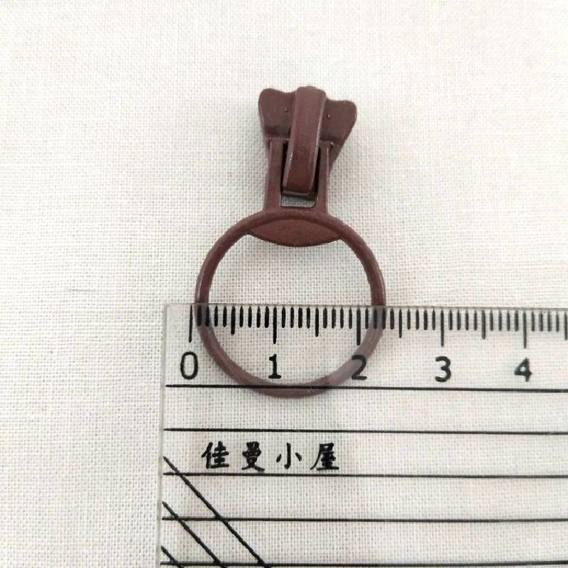 #5V ρητίνη εξολκέα με φερμουάρ δαχτυλίδι κεφαλή φερμουάρ 11 χρώμα προαιρετικά DIY ράψιμο υφάσματα για το σπίτι Αξεσουάρ φερμουάρ 20 τμχ/παρτίδα