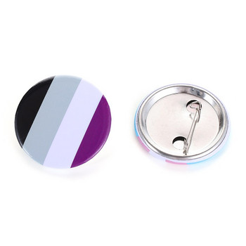 Pride Rainbow  Pins Flag Tinplate Badge Support  Lesbian Bisexual Transgender Symbol Pin Icons Брошка Аксесоари за бижута