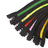 8# 80cm φερμουάρ ρητίνης ανοιχτό με αγγλικά γράμματα δόντια diy Home Textile Zipper τσάντα διακόσμηση αξεσουάρ ραπτικής με φερμουάρ