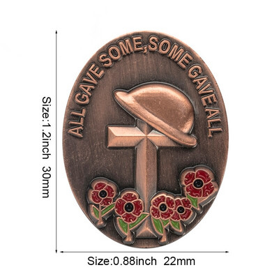 3D moonilillega prossi märgid seljakoti nööpnõelaga prossi rinnanõelade märgil