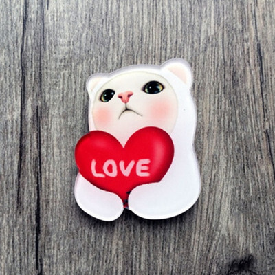 Armsa kassinaise kiisu märgid rõivaste/koti/jalatsite ikoonid seljakotil 3D akrüülist märgid märgi ikoon nööpnõel Pross Tasuta kohaletoimetamine