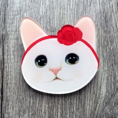 Armsa kassinaise kiisu märgid rõivaste/koti/jalatsite ikoonid seljakotil 3D akrüülist märgid märgi ikoon nööpnõel Pross Tasuta kohaletoimetamine