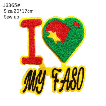 Fashion Cool πετσέτα στρογγυλό λογότυπο Couple Heart English Patch Sewn DIY Badge Casual Wear T-shirt και διακοσμητικό παντελόνι