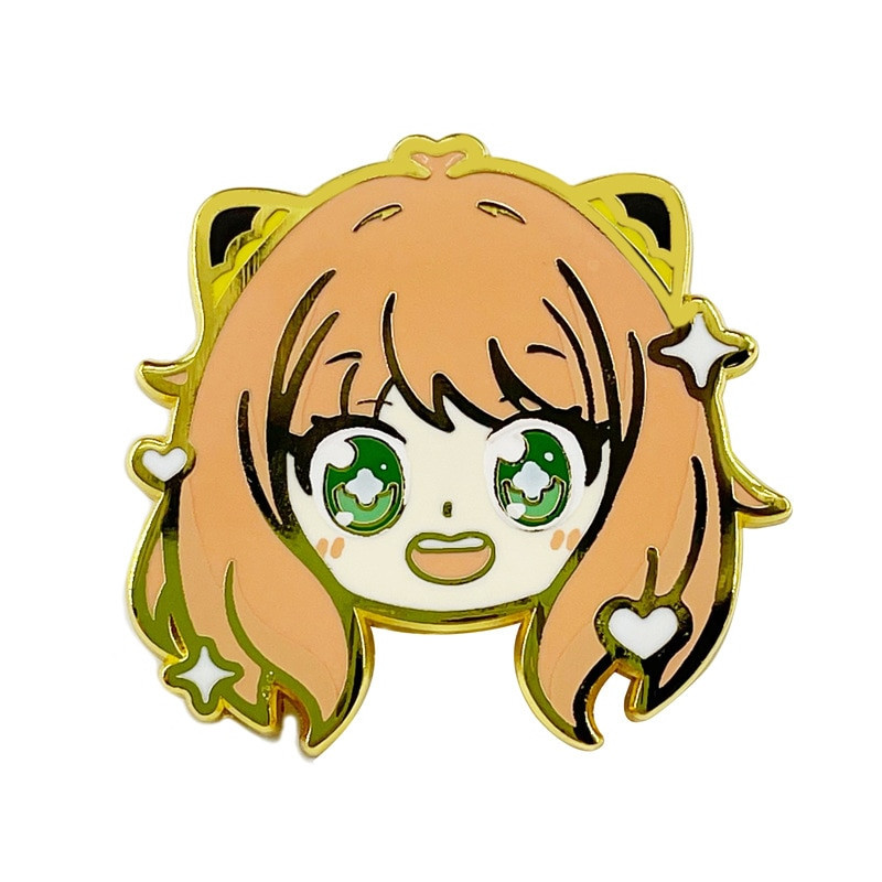 C3594 uusim SPY X FAMILY Metallist emailiga nööpnõel Pross Twilight Yor Forger Anya Forger Armas reväärinõel Anime Ehted Aksessuaarid