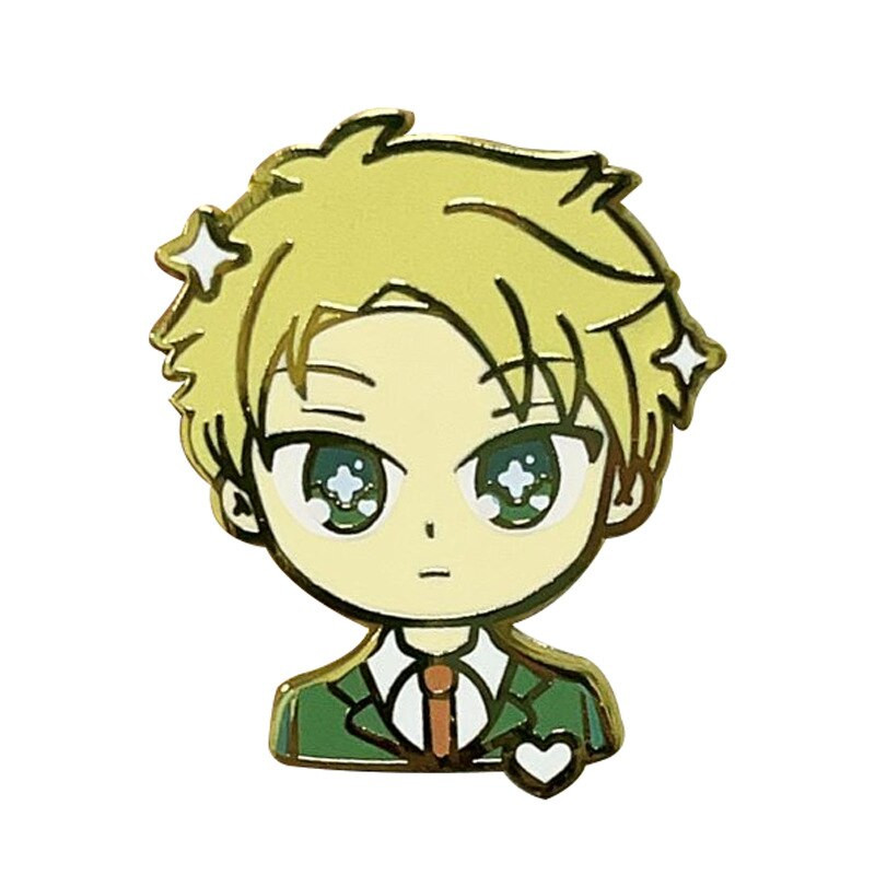 C3594 uusim SPY X FAMILY Metallist emailiga nööpnõel Pross Twilight Yor Forger Anya Forger Armas reväärinõel Anime Ehted Aksessuaarid
