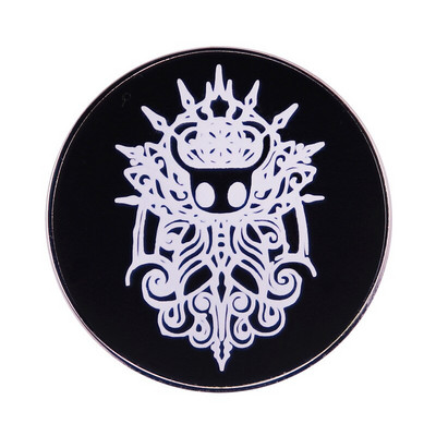 C1861 Hollow Knight emailiga nööpnõelad Metallist pross Mäng Ehted Multikas märk naistele Meeste reväärinõel seljakott Kotid Märk Lastele Anime