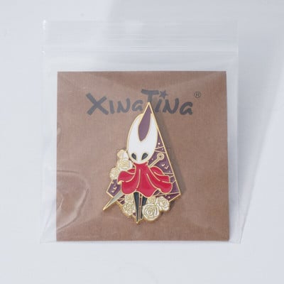 C1861 Hollow Knight emailiga nööpnõelad Metallist pross Mäng Ehted Multikas märk naistele Meeste reväärinõel seljakott Kotid Märk Lastele Anime