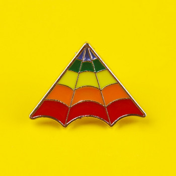 Rainbow Pins Значки за дрехи на раница Значки с ревери с цинкова сплав Метални аксесоари ЛГБТ Брошки Pin Lover Подарък Унисекс