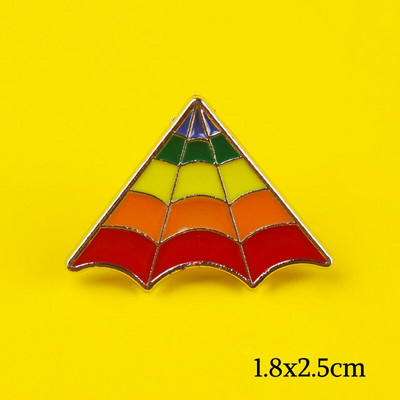 Rainbow Pins Значки за дрехи на раница Значки с ревери с цинкова сплав Метални аксесоари ЛГБТ Брошки Pin Lover Подарък Унисекс