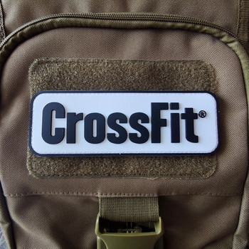 CrossFit Tactical 3D PVC Patch Военна лента за ръка Значки за дрехи Раница Приложение Стикер с кука