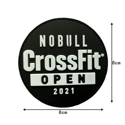 CrossFit Tactical 3D PVC plaastriga sõjalised käepaela märgid rõivaste seljakoti pealekandmise kleebis konksuga