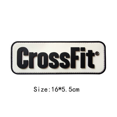 CrossFit Tactical 3D PVC plaastriga sõjalised käepaela märgid rõivaste seljakoti pealekandmise kleebis konksuga