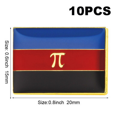 10 tk palju LGBT uhkusemärk Transsooline Sooline Fluid Aromantiline Genderqueer Panseksuaal Biseksuaal Aseksuaalne mittebinaarne huulepulk