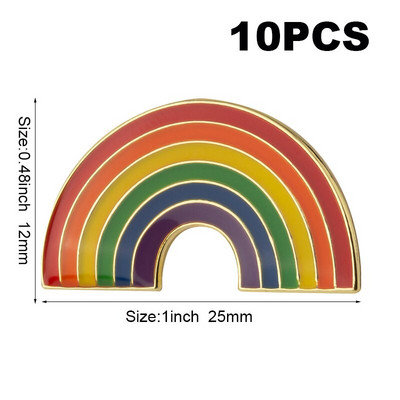 10 tk palju LGBT uhkusemärk Transsooline Sooline Fluid Aromantiline Genderqueer Panseksuaal Biseksuaal Aseksuaalne mittebinaarne huulepulk