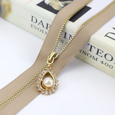 5 vnt. 3# metaliniai užtrauktukai 40-70 cm atviro galo užtrauktukai su kalnų krištolais Patraukti kuprinė Krepšys Drabužiai Striukė Dekoratyviniai užtrauktukų siuvimo priedai