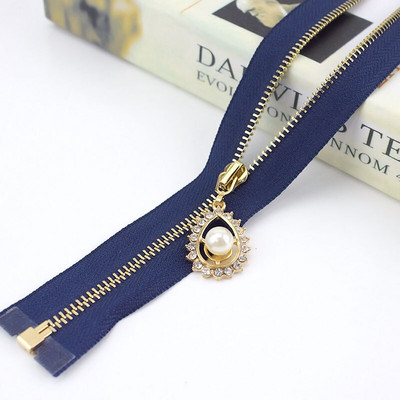 5 vnt. 3# metaliniai užtrauktukai 40-70 cm atviro galo užtrauktukai su kalnų krištolais Patraukti kuprinė Krepšys Drabužiai Striukė Dekoratyviniai užtrauktukų siuvimo priedai