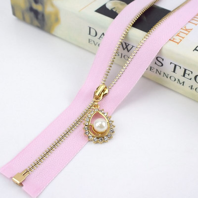 5 vnt. 3# metaliniai užtrauktukai 40-70 cm atviro galo užtrauktukai su kalnų krištolais Patraukti kuprinė Krepšys Drabužiai Striukė Dekoratyviniai užtrauktukų siuvimo priedai