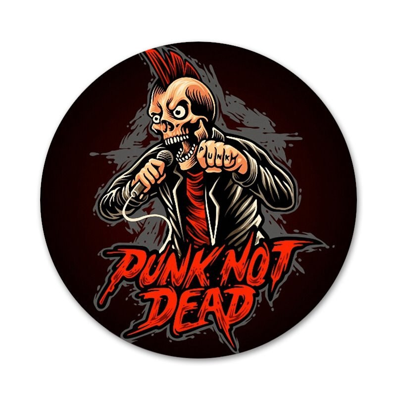 Punks not dead Značka Broš Igla Dodaci za odjeću Ruksak Dekoracija dar