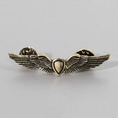 Broșă cu aripi de metal retro Sadang, film și televiziune, dramă, din aliaj, insignă, colecție de picurare, ac de rever pentru bărbați