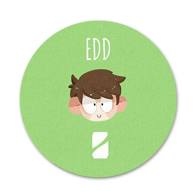 crtić Eddsworld značka broš igla dodaci za odjeću ruksak ukras dar