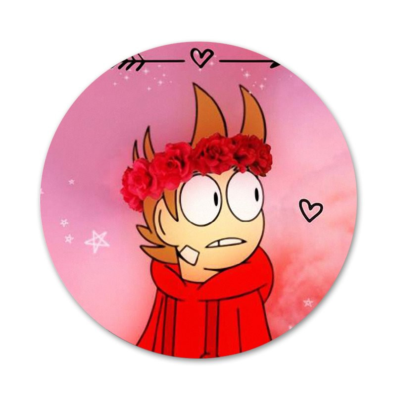 crtić Eddsworld značka broš igla dodaci za odjeću ruksak ukras dar