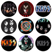 Gene Simmons Kiss bend Ikone Igle Dekoracija značke Broševi Metalne značke Za odjeću Dekoracija ruksaka