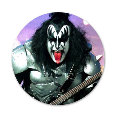 Gene Simmons Kiss bend Ikone Igle Dekoracija značke Broševi Metalne značke Za odjeću Dekoracija ruksaka