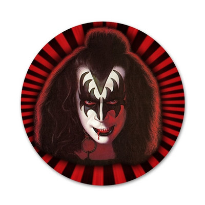 Gene Simmons Kiss bend Ikone Igle Dekoracija značke Broševi Metalne značke Za odjeću Dekoracija ruksaka