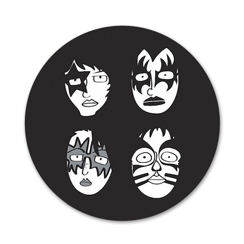 Gene Simmons Kiss bend Ikone Igle Dekoracija značke Broševi Metalne značke Za odjeću Dekoracija ruksaka